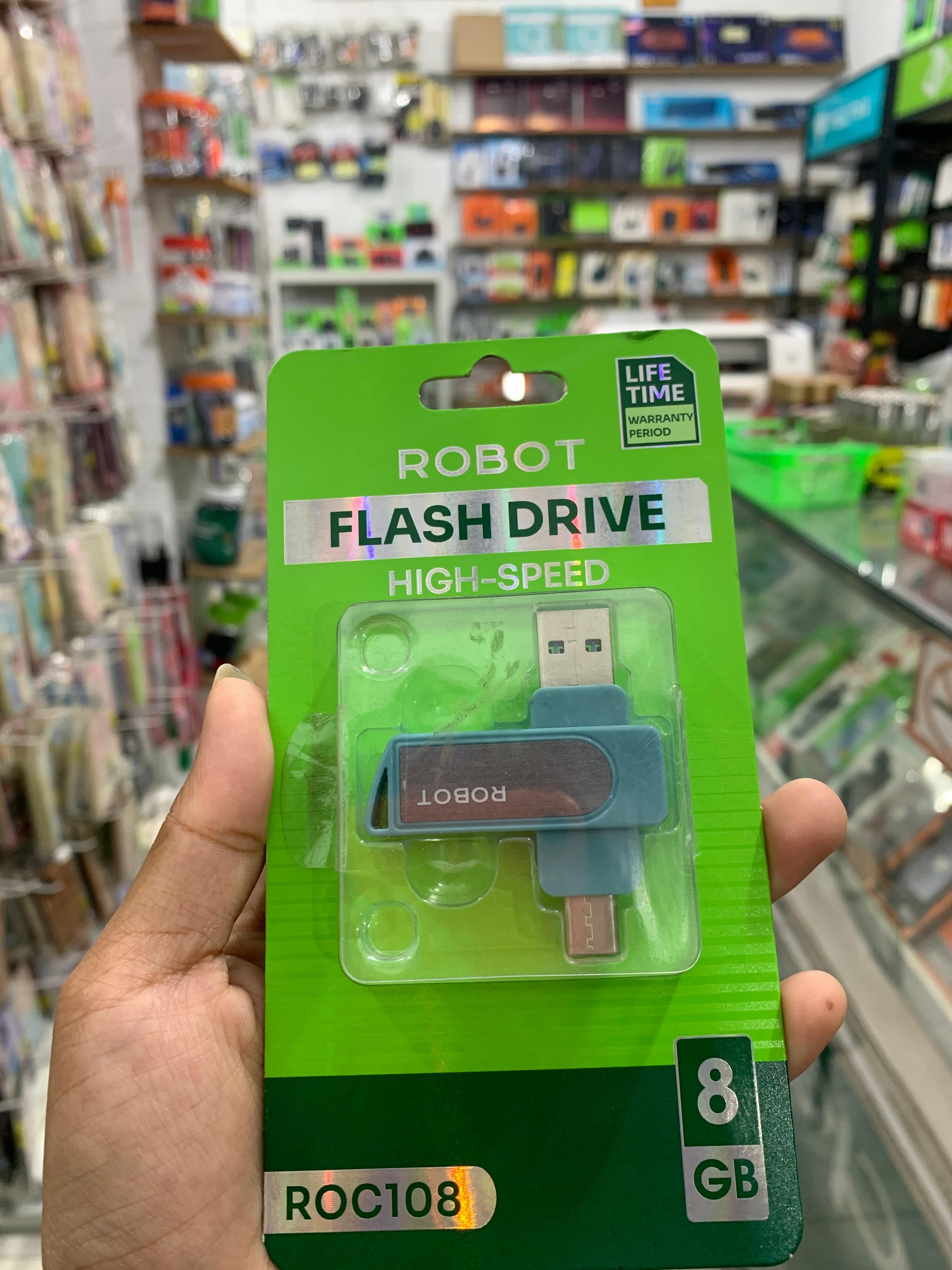 Robot Flash Drive USB & Type C